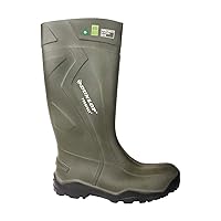 Dunlop Protective Footwear, Purofort+ full safety Green/Black, 100% Waterproof Purofort Material, Lightweight and Durable Protective Footwear, Slip-Resistant, E762943.09, Size 9 US
