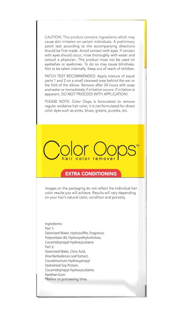 Color Oops Hair Color Remover Extra Conditioning (2PCS)