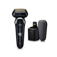 ES-LS9CX-K LAMDASH PRO Linear Motor 6-Blade Fully Automatic Cleaning Charger with USB Charging case Craft Black Mens Shaver 100-240V Japan Import 2023 Model