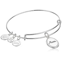 Alex and Ani Mother’s Day Women's Jewelry Set, Matching Necklace and Bangle, I Love You Mom