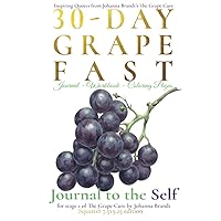 30-Day Grape Fast: Journal - Workbook - Coloring Pages for Stage 1 of the Grape Cure by Johanna Brandt Squarish 7.5 X 9.25 Edition 30-Day Grape Fast: Journal - Workbook - Coloring Pages for Stage 1 of the Grape Cure by Johanna Brandt Squarish 7.5 X 9.25 Edition Paperback