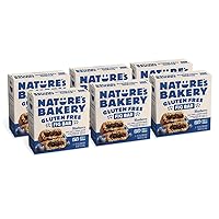 Nature’s Bakery Gluten Free Fig Bars, Blueberry, Real Fruit, Vegan, Non-GMO, Snack bar, 6 boxes with 6 twin packs (36 twin packs)