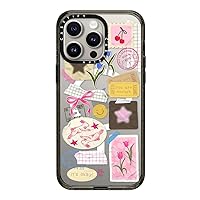 Impact iPhone 15 Pro Max Case [4X Military Grade Drop Tested / 8.2ft Drop Protection/Compatible with Magsafe] - Stickers Prints - You are Stars Collage - Clear Black