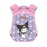 Pink Backpack, Kawaii Casual Backpack, Women'S Large Capacity Double Layer Backpack-5