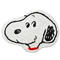 Franco Collectibles Peanuts Snoopy 100% Cotton Non Slip Plush Bathroom Mat Rug (Officially Licensed Product)