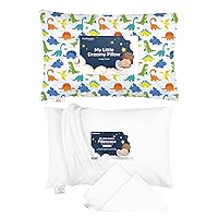 KeaBabies Toddler Pillow with Pillowcase and Toddler Pillowcase for 13X18 Pillow - 13X18 Soft Organic Cotton Toddler Pillows for Sleeping - Organic Toddler Pillow Case for Boy, Kids