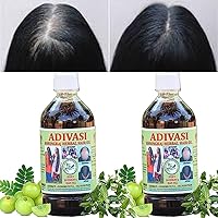 Adivasi Herbal Hair Growth Oil Natural Ayurvedic Herbal Oil Control Hair Fall Anti Dandruff Stress Relief Splits End Thickness Prevent Hair Damage 100ml