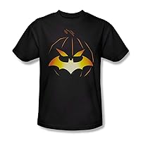 Batman Jack Jack-O-Lantern Superhero Adult Black T-Shirt Tee Shirt
