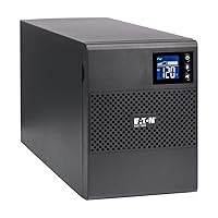 Eaton 5SC1500 Pure Sinewave UPS Battery Backup, 1440VA / 1080W, AVR, LCD Display, Line Interactive