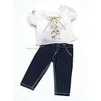 Chic Jeans & Peasant Blouse - Fits 18