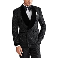 Men's Formal Suit 2 Pieces Tuxedo Blazer Jacket Pants Set for Wedding Party,Dinner,Prom