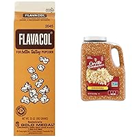 Flavacol Popcorn Season Salt and Orville Redenbacher's Original Gourmet Popcorn Kernels Bundle