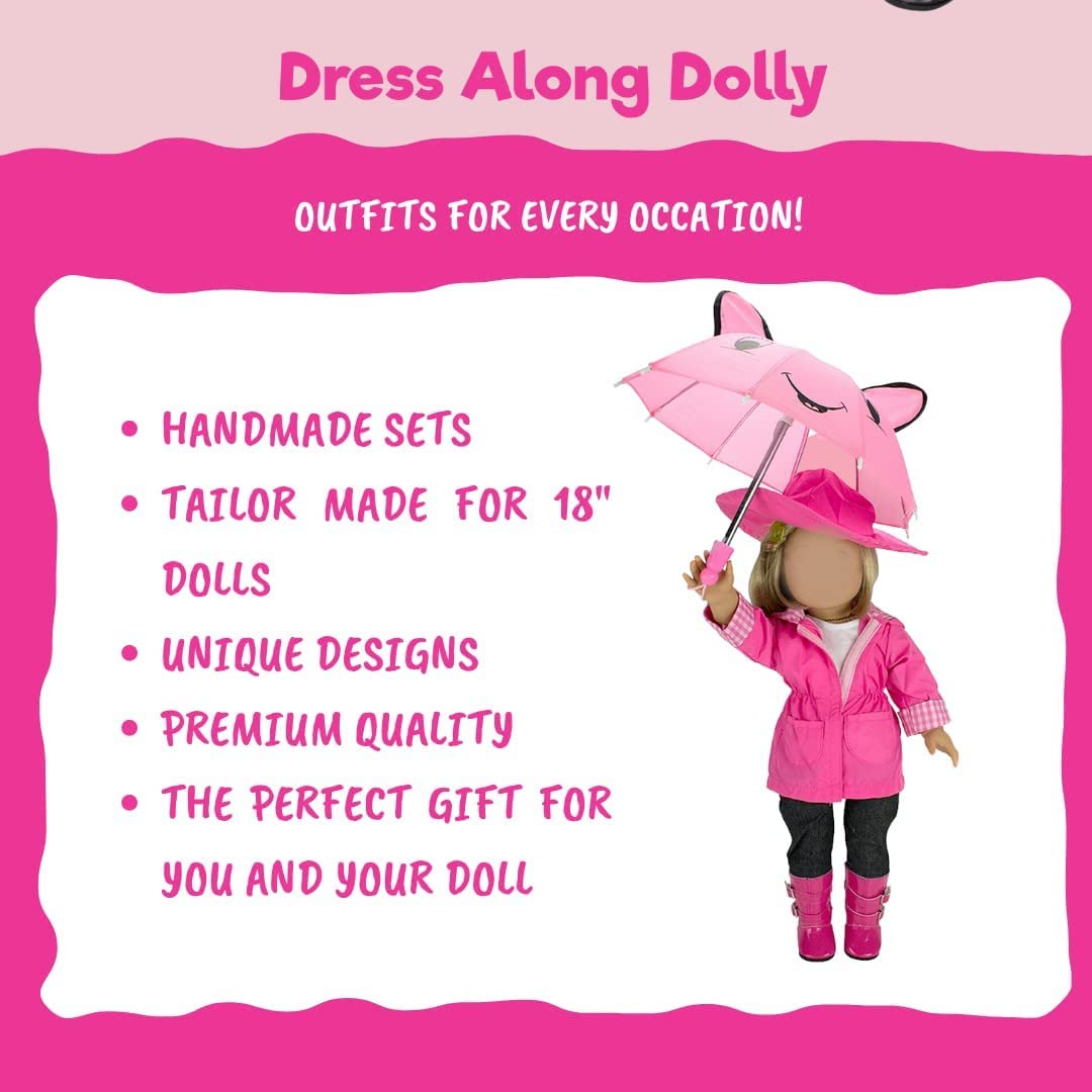 Rainy Day Doll Outfit for 18