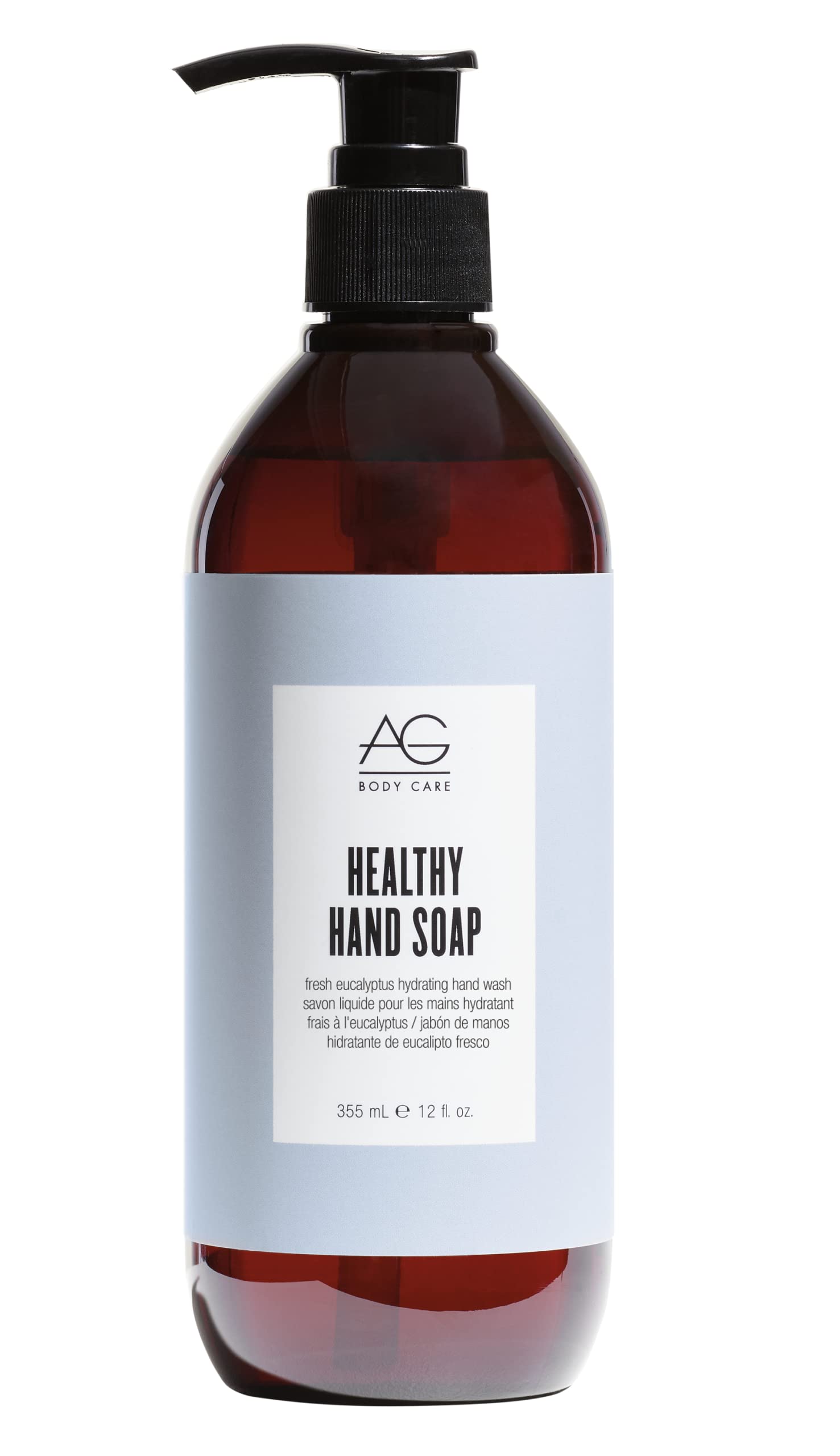 AG Care HEALTHY HAND SOAP fresh eucalyptus liquid hand wash, 12 fl. oz.