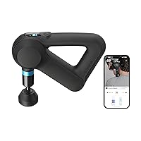 Theragun Elite Ultra-Quiet Handheld Deep Tissue Massage Gun - Bluetooth Enabled Percussion & Personal Massager for Pain Relief in Neck, Back, Leg, Hand, Shoulder and Foot (Black - 5th Gen)
