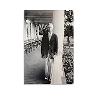 Invogueyy Jesse Livermore Portrait Poster Most Active US Stock Market Speculation Poster (1) Canvas Painting Wall Art Poster for Bedroom Living Room Decor 08x12inch(20x30cm) Unframe-style