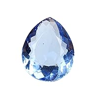 Blue Topaz Loose Gemstone 157.00 Ct Pear Cut Blue Topaz Stone For Pendant, Necklace