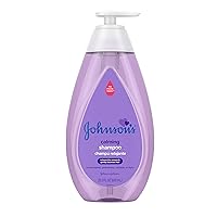 Johnson's Baby Calming Baby Shampoo with Soothing NaturalCalm Scent, Hypoallergenic & Tear-Free Baby Hair Shampoo, Free of Parabens, Phthalates, Sulfates & Dyes, 20.3 fl. oz