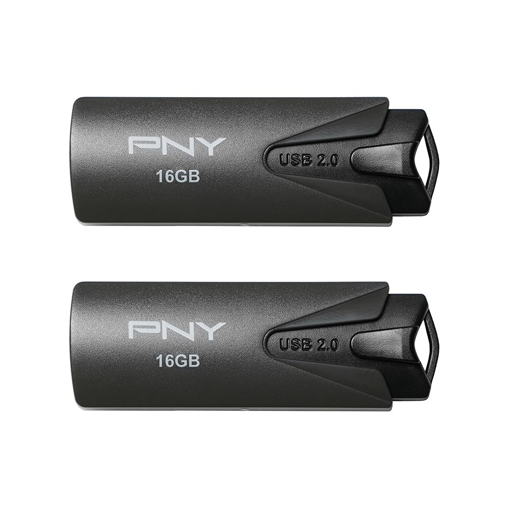 PNY 16GB Attaché USB 2.0 Flash Drive 2-Pack