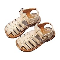 Girls Sandals Closed Toe Sandals Soft Soled Children's Sandals For 2T To 6T Size 2 Girls Sandals