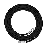 Master Airbrush Premium 10 Foot Nylon Braided Airbrush Hose with Standard 1/8