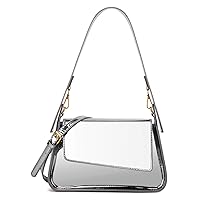 Evening Bag Women Hobo Bag Clutch Y2k Sparkly Silver Purse Tote Handbag Shoulder Party Bag Cute Metallic Bag Crossbody Bags