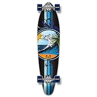 Yocaher Longboard Skateboard Complete Kicktail Cruiser 40