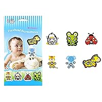 Cute Cartoon Stick-On Fever Stickers Accurate Forehead Fever Continuously Fever Temperature Monitoring Fever Stickers for Children Infants