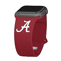 Affinity Bands Alabama Crimson Tide Silicone Sport Band compatible with Apple Watch