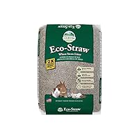 Eco Straw Pelleted Wheat Straw Litter for Small Animals- Dust-free & Environmentally Friendly- Moisture Wicking Litter- Naturally Eliminates Odor-Made in the USA- 20 lb. Bag