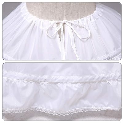 Full Shape 6 Hoop Skirt Ball Gown Petticoat Underskirt Slip For Wedding  Dress 