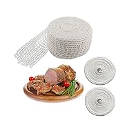 beef netting roll 3 Rolls 3M/5M Meat Net Barbecue Net Pocket ，Kitchen Household Elbow Rope Thread Auxiliary Material Net Pocket Kitchen Tool (Color : 3 rolls, Size : 5m)