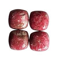 7x7mm Square Shape, Beautiful AAAA+ Quality Thulite Opal 7 Pcs Lot Cabochon, Calibrated, Wholesale Lot