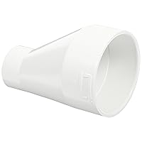 Spears 429-E Series PVC Pipe Fitting, Eccentric Coupling, Schedule 40, White, 4