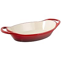 Lodge Oval casserole, 2 Quart, Red