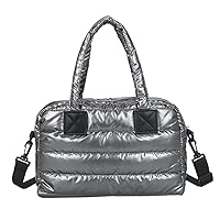 Puffy Crossbody Bag Quilted Crossbody Handbags for Women Lightweight Puffer Shoulder Bag Down Cotton Padded Hobo Bag