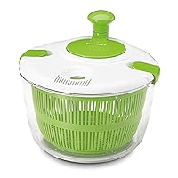 Cuisinart Large Salad Spinner- Wash, Spin & Dry Salad Greens, Fruits & Vegetables, 5qt, CTG-00-SAS
