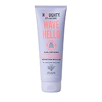 Noughty 97% Natural Wave Hello Curl Defining Conditioner, to Condition, Soften and Define Curls with Sea Kelp Extract and Avocado Oil, Sulphate Free Vegan Haircare 250ml