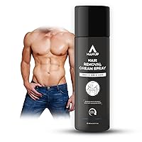 Hair Removal Cream Spray | Painless Hair Remover Spray for Chest, Back, Armpits, Legs, Arms & Intimate Areas | Pleasant Smell | For Men – 200ml