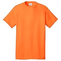 Port & Company - All-American Tee with Pocket USA100P - Safety Orange_S