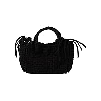 Com Somature 80-80XC03-203 Upcycle Hand Knit Mini Tote Shoulder