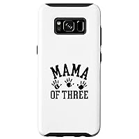Galaxy S8 Mama Of Three Triplet Mom Of Three Proud Mother Of 3 Case