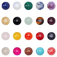 SUPERFINDINGS Gemstones Cabochon Flat Back Gemstone Cabochons for Bracelet Necklace Jewelry Making