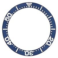 Ewatchparts BEZEL INSERT COMPATIBLE WITH OMEGA SEAMASTER MIDSIZE 300M 2052.50,2053.50, 2262.50 BLUE