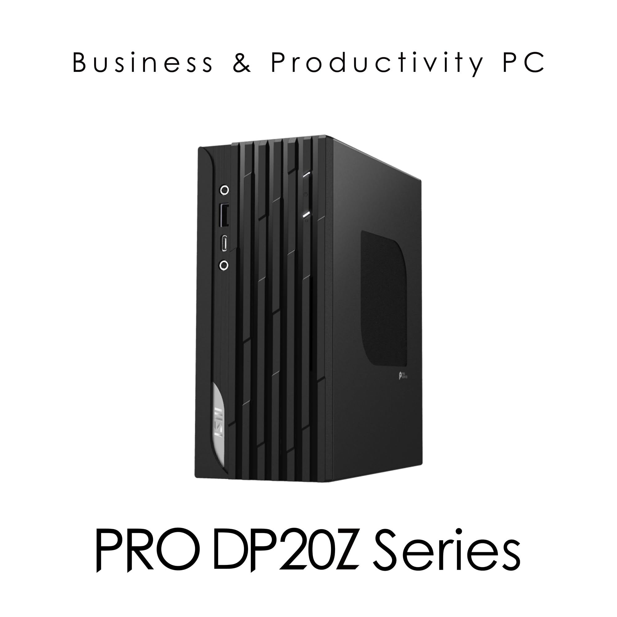 MSI PRO DP20ZA (MFF) Desktop, AMD Ryzen R5-5600G, Radeon Vega 7, 8GB Memory, 1TB SSD, Wifi 5, USB Type-C, Black, Windows 11 Pro: 5M-234US