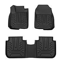 All-Weather TPE Automotive Floor Mats Fits Honda CR-V2017-2022: Premium Car Floor Mats Protection - 3D Anti-Slip Rubber Cargo Liners Mats