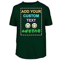 Custom Personalized Hanes Men's T-Shirt Tee - Printed Text - Your Design Here