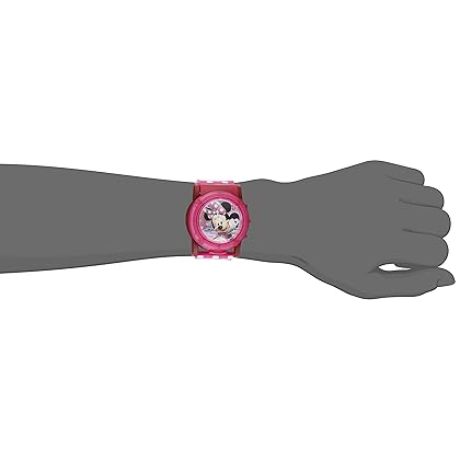 Accutime Kids Disney Mickey Mouse & Minnie Mouse Digital Quartz Watch for Kids, Girls, Boys, Toddlers of All Ages