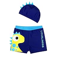 Boys Swimsuits Kids Toddler Infant Baby Boys Cartoon Swim Shorts Beach Bathing Swimsuit with Bathing (Blue, 5-6 Years)