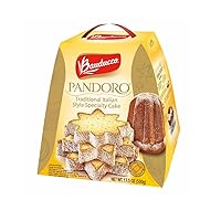 Pandoro - Light and Moist Specialty Cake, No Candied Fruits, Ideal for Dessert - 17.5 oz